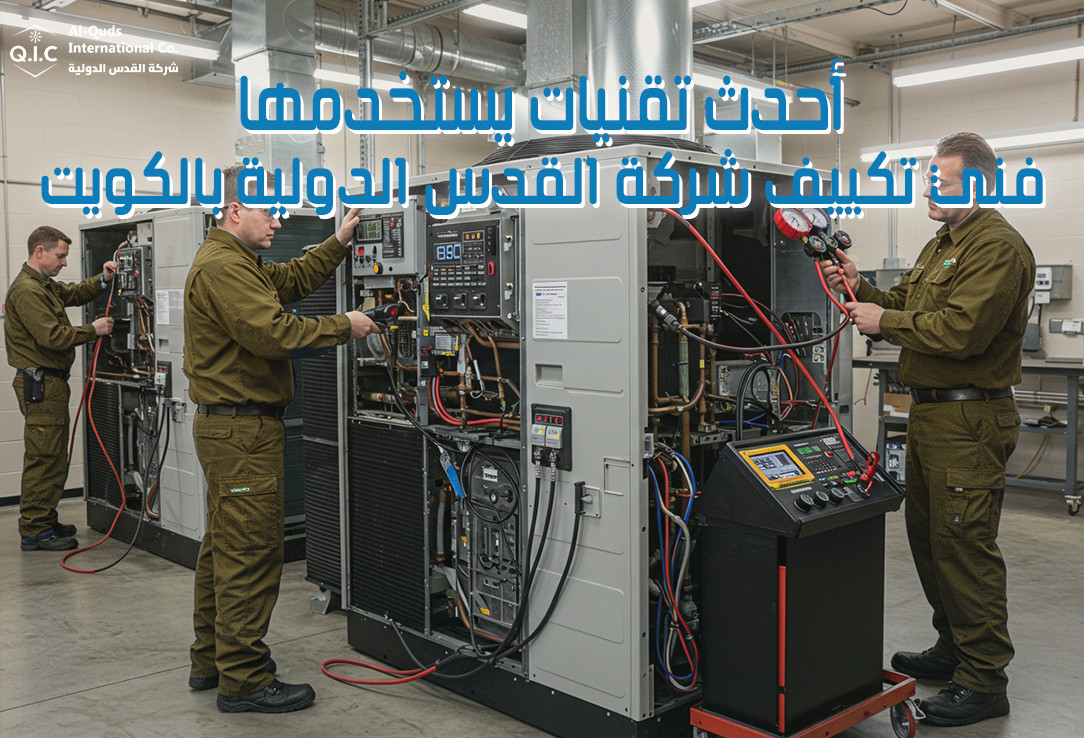 أحدث تقنيات يستخدمها فني تكييف شركة القدس الدولية بالكويت
