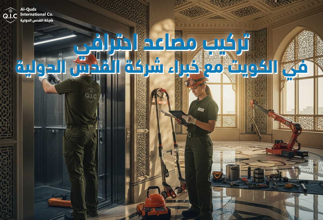 تركيب مصاعد احترافي في الكويت مع خبراء شركة القدس الدولية