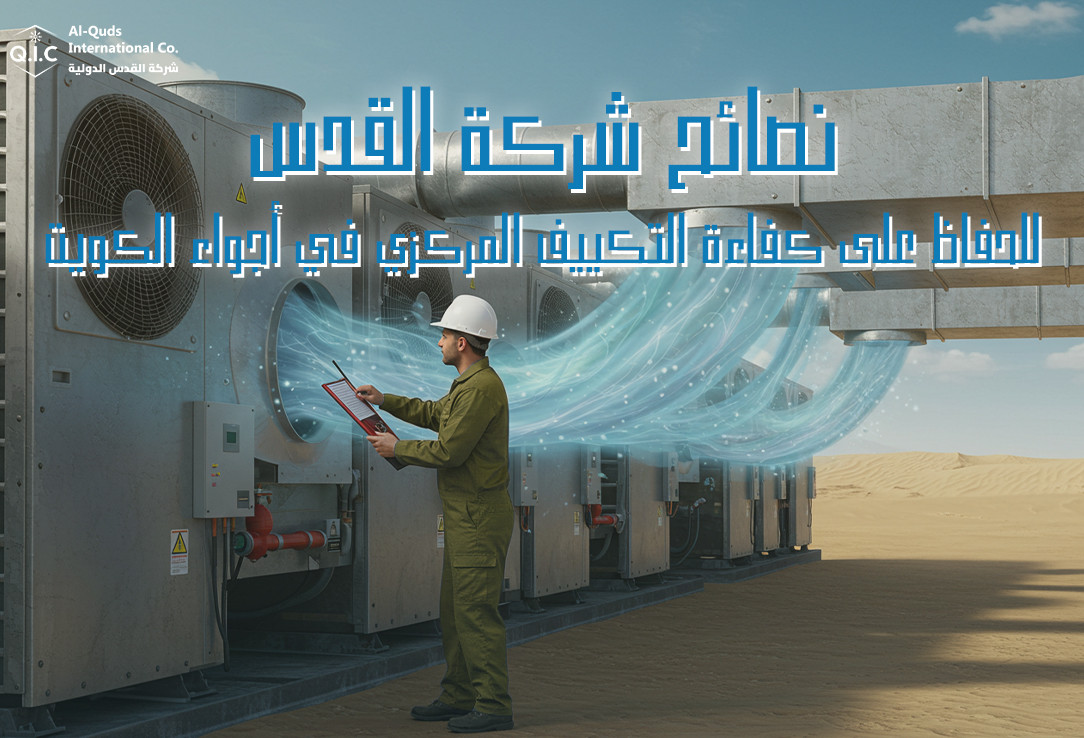 نصائح شركة القدس للحفاظ على كفاءة التكييف المركزي في أجواء الكويت